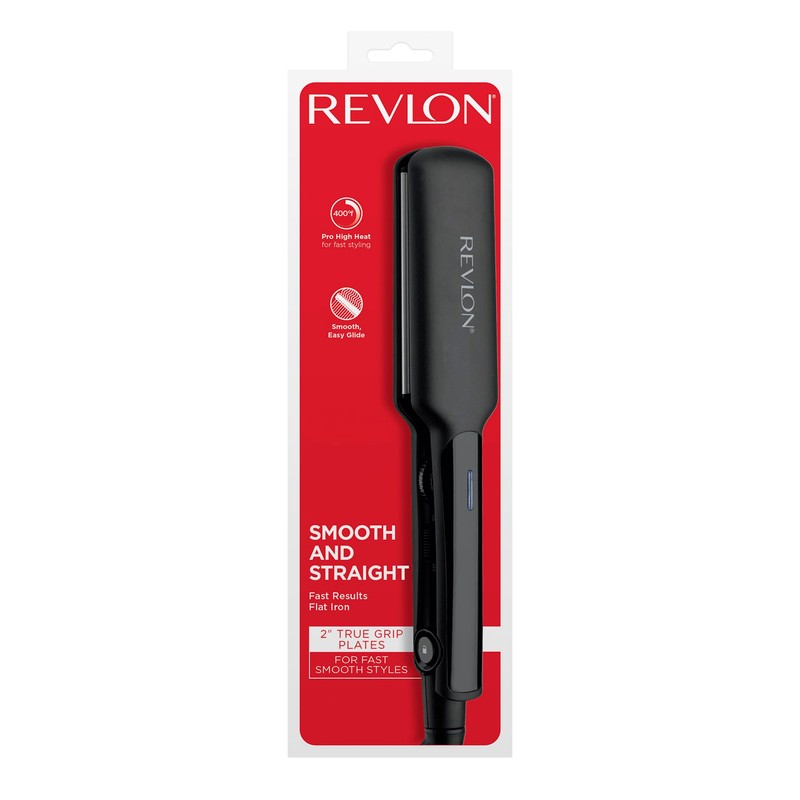REVLON Smooth and Straight Ceramic Flat Iron | Fast Results,