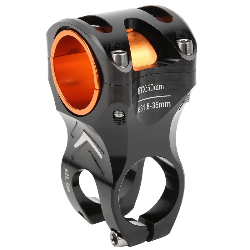 CANSUCC 31.8/35mm Bike Handle Stem Riser Short Handle Stem Aluminum