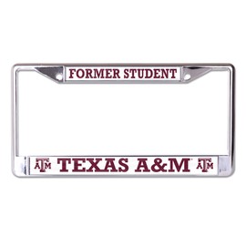 Texas A&M Aggies Former Student (Alumni) Chrome License Plate Frame