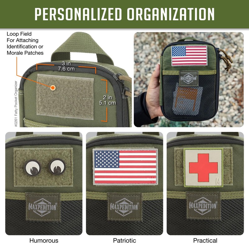 Maxpedition Medium Fatty Pocket Organizer (OD Green)