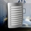 Westek NL-DPLV-N Louver Decoplug Night Light, Satin Nickel