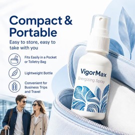 VigorMax Spray, VigorMax Seaweed Energizing Spray for Men, Fast-Acting Formula 30ml (1pcs)
