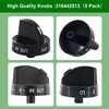 5 Pack 316442513 Range Surface Burner Knobs,Stove Control Knobs Replacement