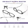 kunchu Reading Glasses for Women Men- Blue Light Blocking Spring