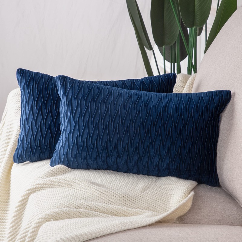 Madizz Pack of 2 Super Soft Velvet Decorative Cushion Covers
