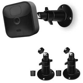 SUNNINGUP 2 x Camera Wall Mount, 360° Adjustable Mounting Bracket, with 1/4 Inch Thread and XT Camera Adapter, Suitable for All Blink Indoor/Outdoor, EufyCam, Arlo Pro, 2/3/4/5, Black