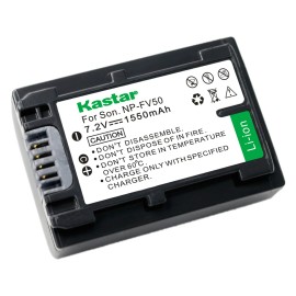 For Sony 2x Kastar Battery for Sony NP-FV50 HDR-XR260V HDR-XR350V HDR-XR550V