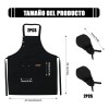 2 Delantal De Chef Impermeables Y 2 Gorros De Chef