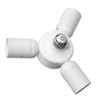 ORALUCE LED Bulb, E26 Base Adapter, 3 Branch Socket, E26