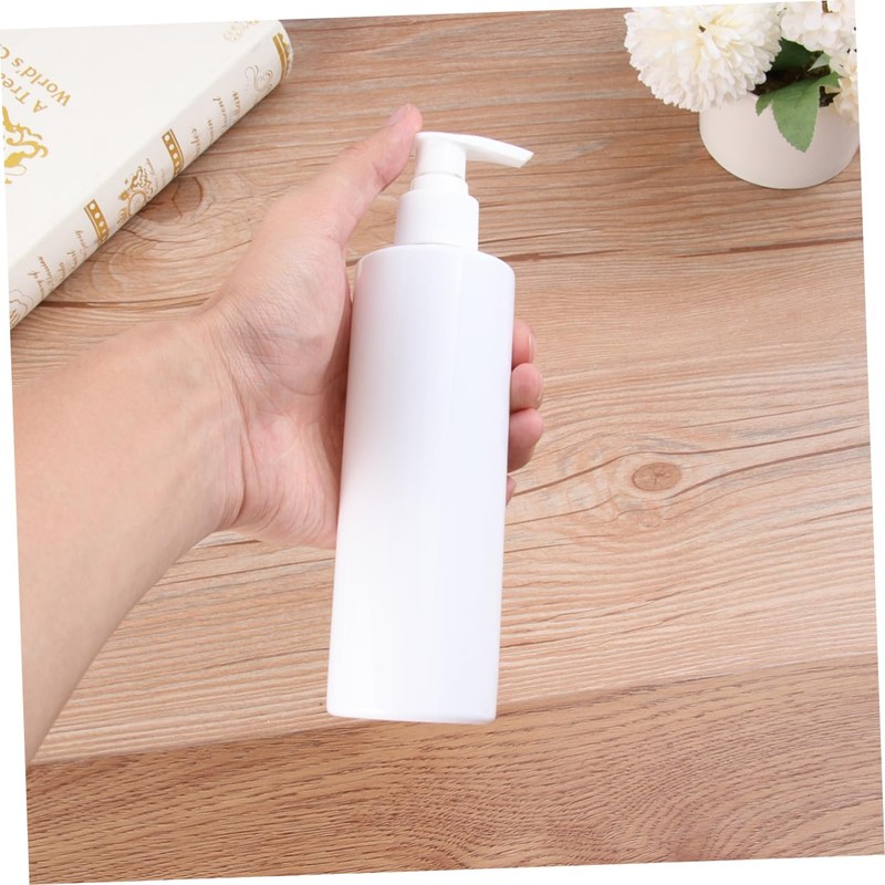 Healeved 5pcs Refillable Travel Bottles Portable Emulsion Containers for Shampoo