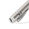 2Pcs Mini Flashlight Pocket Clip Stainless Steel ABS Rechargeable 600mAh