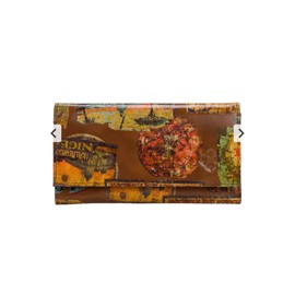 Patricia Nash Terresa Vintage Travel Sticker Wallet