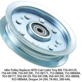 GUSUHAWK 753-08171 Idler Pulley Kit Replace Cub Cadet 756-04129 Idler Pulley, Cub Cadet 956-04129 Pulley, Craftsman 756-04129B Idler Pulley 4.25, MTD 753-08171 Pulley, 753 08171 Pulley, 753-08068