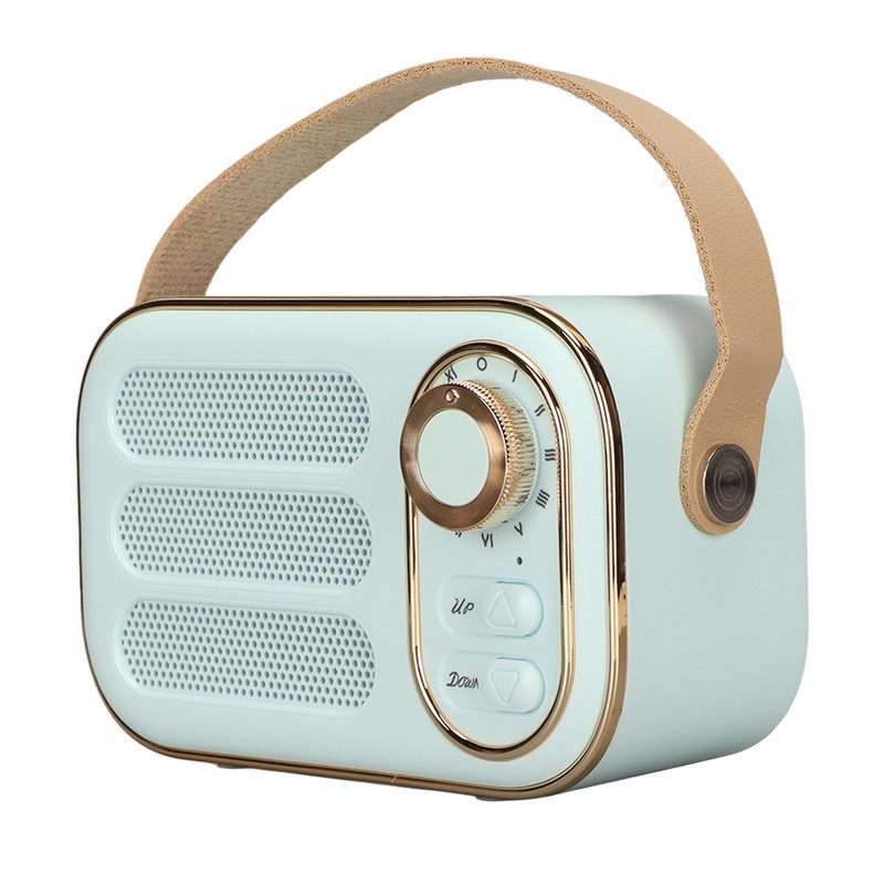 Bluetooth Speaker Stereo HiFi Sound USB Charging Retro Portable Wireless