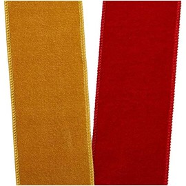 2 1/2" X 10 Yards Premium Velvet Wired Ribbon - Navy