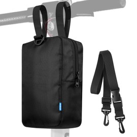 Xxerciz Scooter Storage Bag, Nylon Scooter Handlebar Bag Front Hanging Bag for Electric Scooter, Scooter Accessories for Adults
