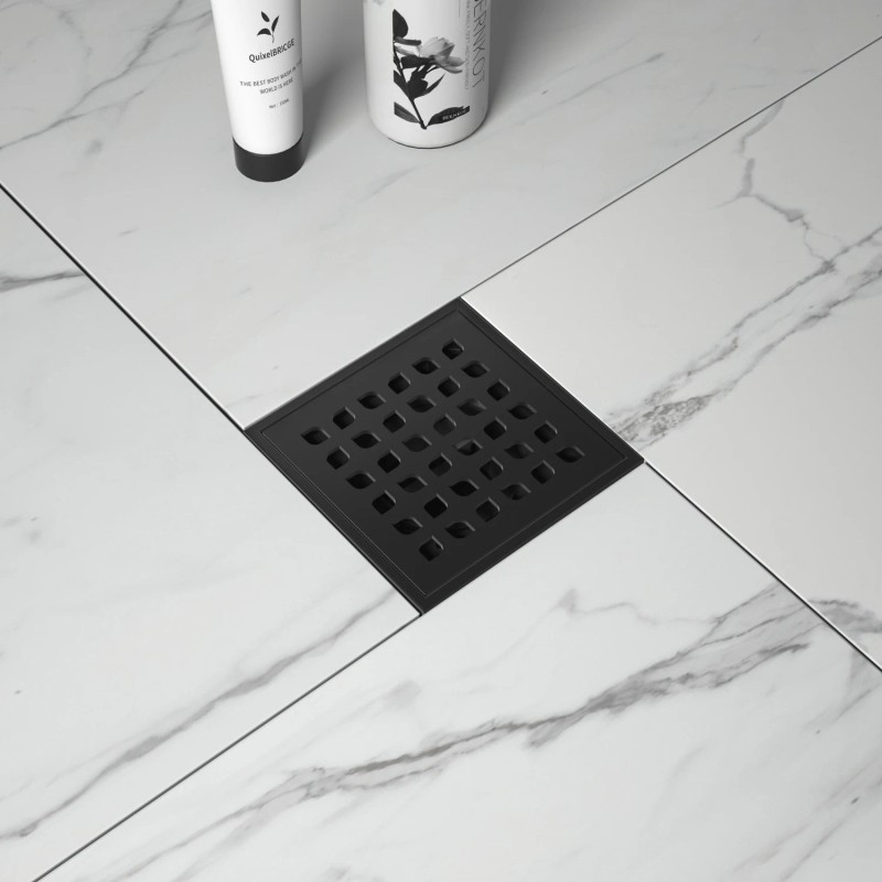NEODRAIN In-Stock in USA 4" Square Shower Floor Drain with