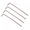 TOP-VIGOR 4Pcs 2.5mm Ball End Hex Key Wrench, L Shaped
