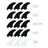 3PCS Surfboard Fin Thrusters Fins Fiberglass Nylon Surf Fins GX