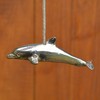 Dolphin Pewter Light Pull Traditional Switch Weight Handle Bathroom Light