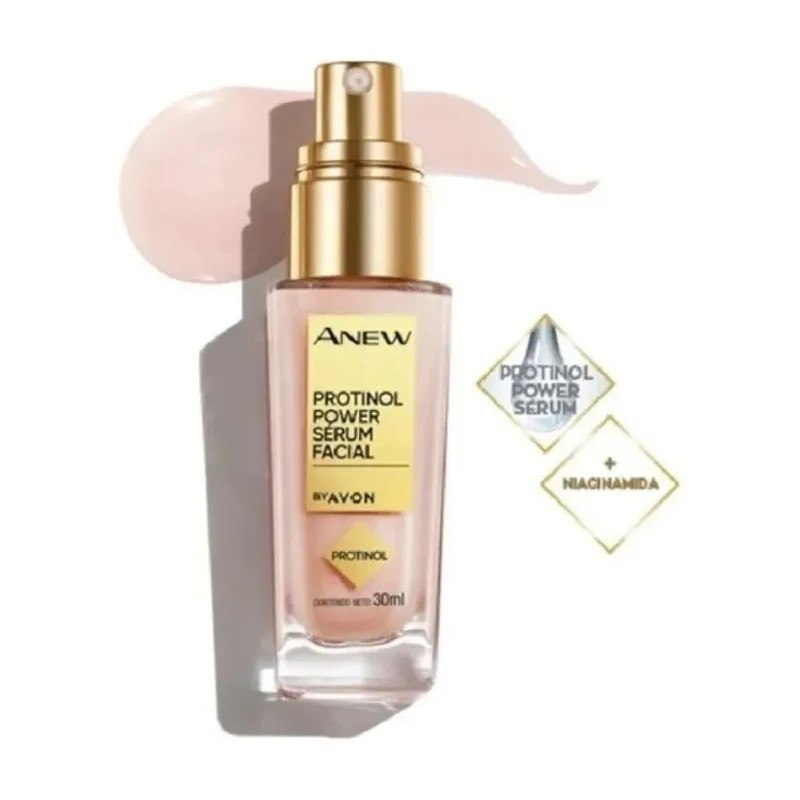 Sérum Facial Anew Protinol Avon 30mL Ácido Hialurónico Antiarrugas
