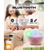 Maíz Bocina Radio Fm Recargable Usb Bluetooth Luz Led Portatil