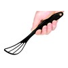 Seki Japan Kitchen Flat Whisk, Black PP Plastic Body with