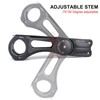 Bike Bicycle Stem - -75 ~ + 50 Degree Adjustable