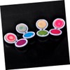 BIUDECO DIY Temporary Hair Chalk Set Colors Purple Rosy Blue