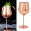 Wine Goblet Stainless Steel Beautiful Elegant Metal Champagne Goblet for