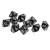 Yourandoll 10pcs Polyhedral Dice D10 Dice 10 Sided Dice for