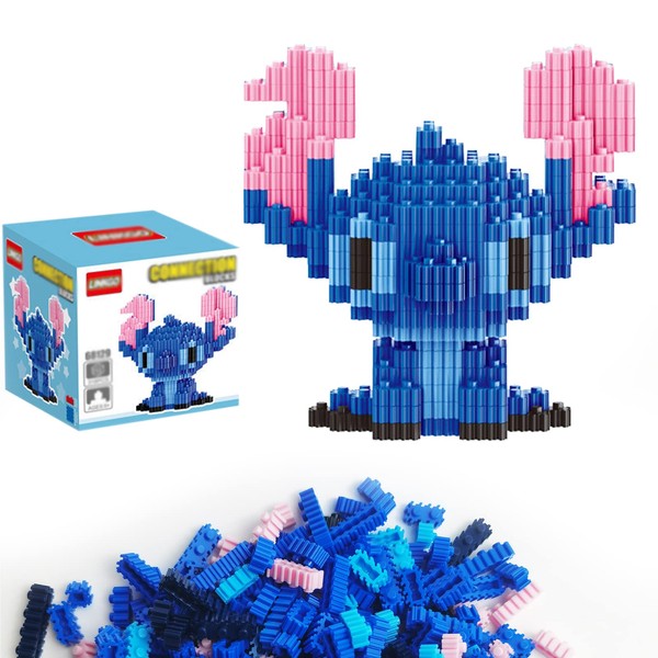 lilo and stitch puzzle, Stitch Building Blocks,Lilo & Lilo Building Blocks  Cartoon Stitch Mini Bricks Set Plastic Particle Building Toys For Teenagers