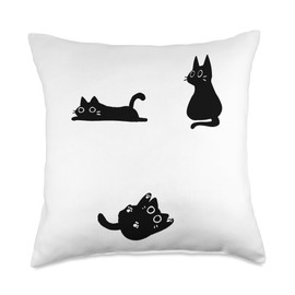 Cat Chemistry Periodic Table Funny Gifts Cat Dad, Cat Mom Throw Pillow