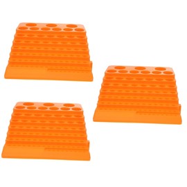 Operitacx 3pcs Portable Durable Drill Bit Organizer with Multifunction Milling and Tap Holder Thick Sturdy Storage Case for Various Specs Suitable for Drills and Punching Needles