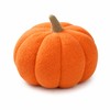 Plush Pumpkin Throw Pillow - Soft Cozy Nordic-Style Decorative Cushion