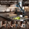 Grifo Cocin Monomando Lavabo Mezcladora Fregadero 1080°