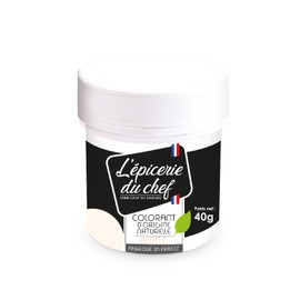 Natural food coloring 40 g - White