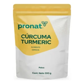 Cúrcuma Turmeric Especia En Polvo 300 Grs Pronat 100% Puro