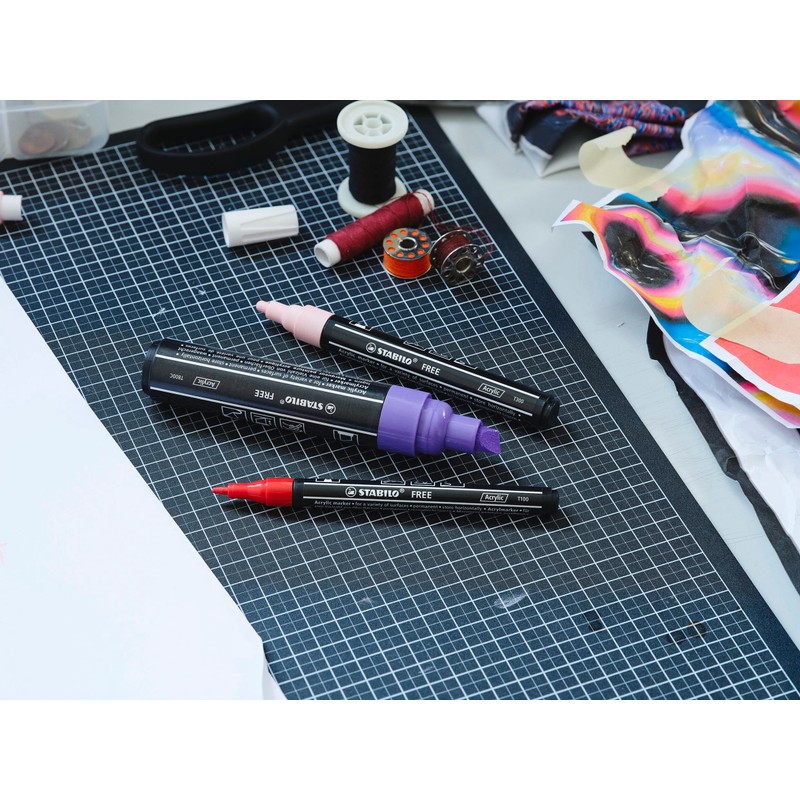 STABILO - Acrylic Marker - Free Acrylic T800C - Line