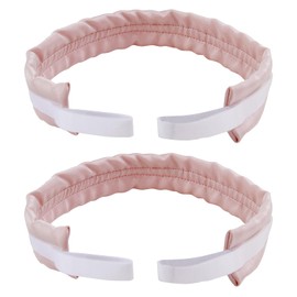 2PCS Tracheostomy Tube Holder,Adjustable Tracheotomy Supplies Tube Holder,Soft Reusable Tracheostomy Intubation Securement Tape Tracheotomy Securement Tube Holder for Men&Women(Pink) (M)