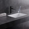MEJE #202H -18 Inch Vessel Sink Rectangle Undermount Bathroom Sink