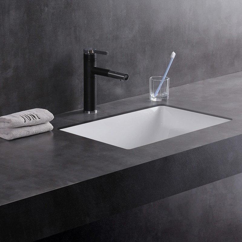 MEJE #202H -18 Inch Vessel Sink Rectangle Undermount Bathroom Sink