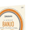 D'Addario Banjo Strings, Nickel-Plated Steel, EJ61, Medium Gauge 10-23, 5-String