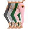 Orrfreer 4 Pack Fleece Lined Leggings Women Thermal Warm Winter