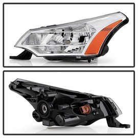 Carpart4u Aftermarket OEM Style Halogen Headlights for Ford Focus 2008-2011 [2 Door | 4 Door] (Driver)