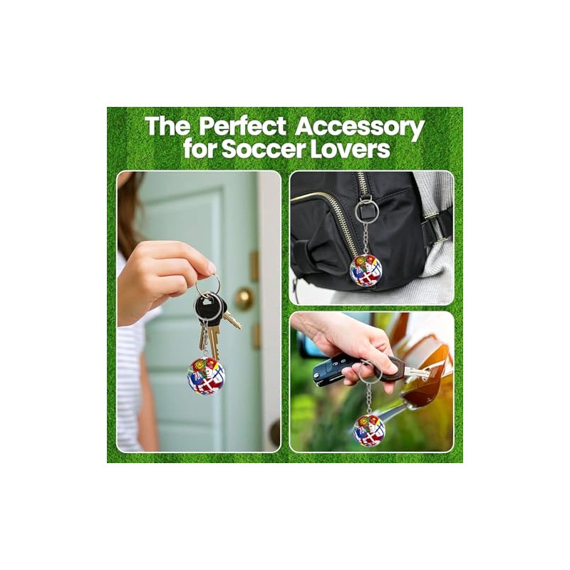 Premium World Cup Soccer Keychain - Perfect Gift for Fans