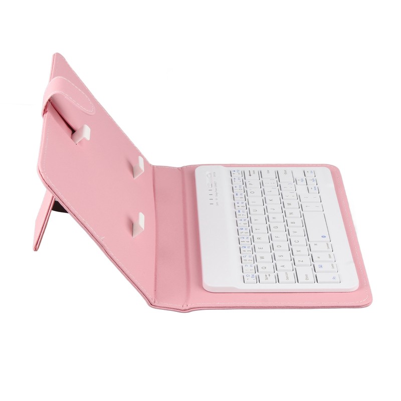 Universal Wireless Bluetooth Keyboard Flip Case Cover with Stand for