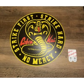 Cobra Kai 3D Logo Sign Wall Display Shelf Art Karate Kid W/ Adhesive Stickers
