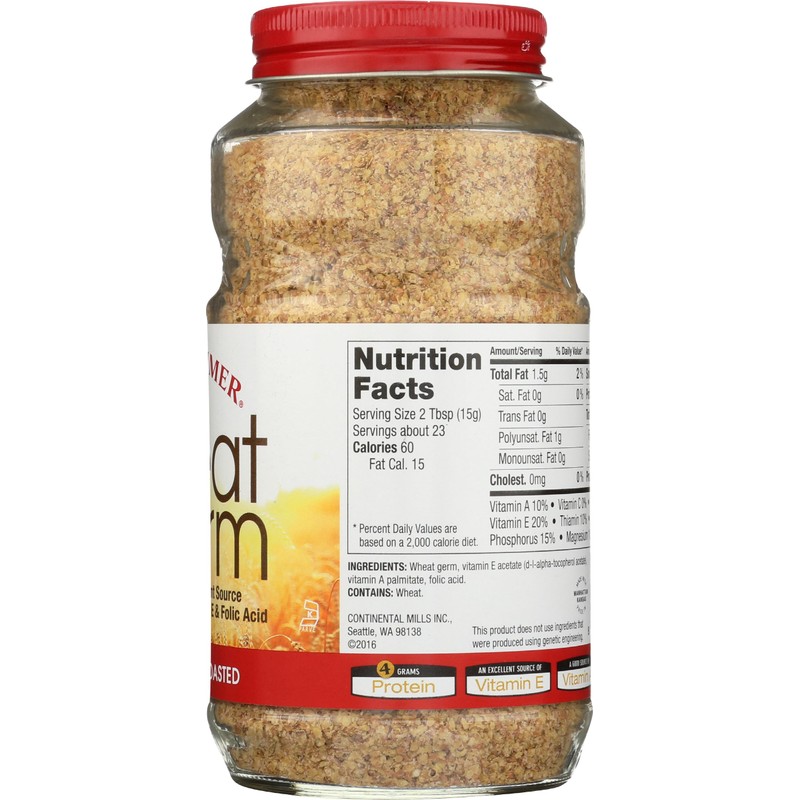 Kretschmer Original Toasted Wheat Germ, 4g Plant Protein Per Serving,