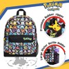 Pokemon Backpack for Kids Teens Boys Girls Pikachu Anime Bookbag